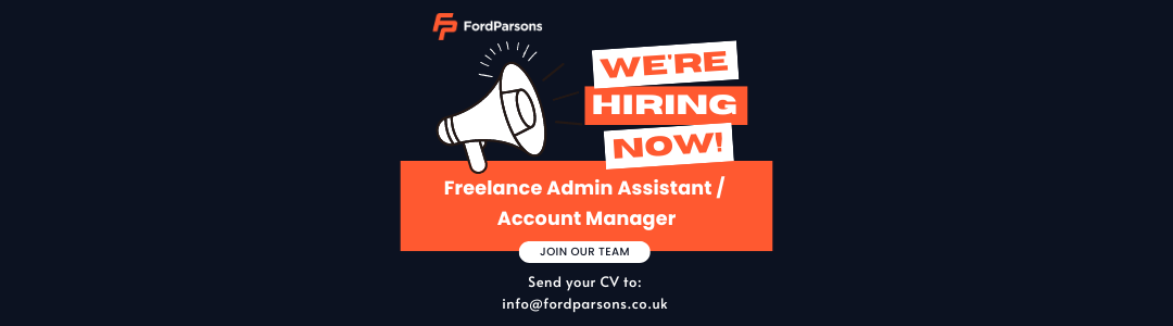 Be part of our team!  Freelance Admin Assistant / Account Manager